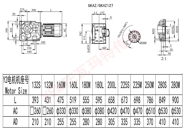 KAZ KHZ127減速機(jī)圖紙